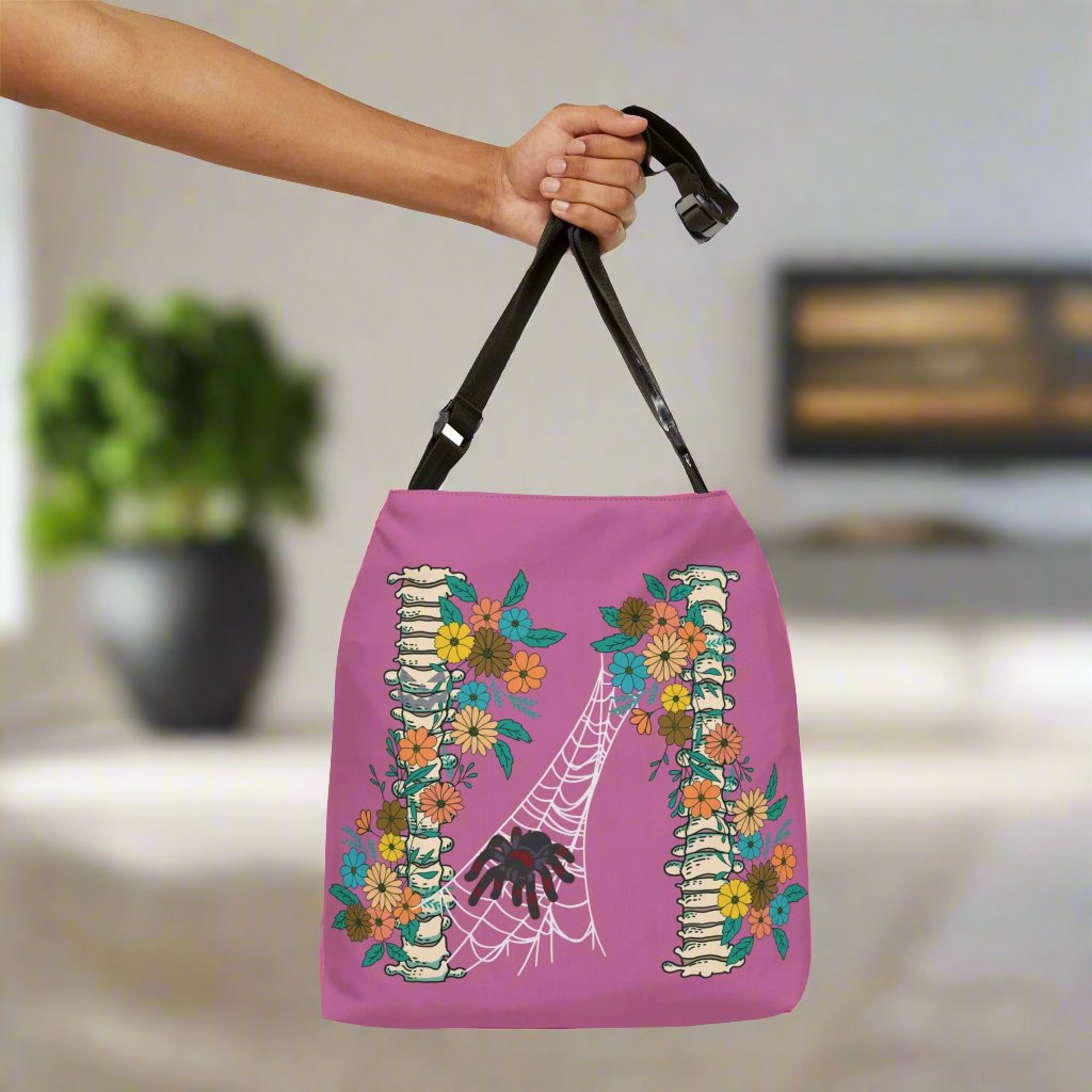 Sweet Spines Adjustable Tote Bag