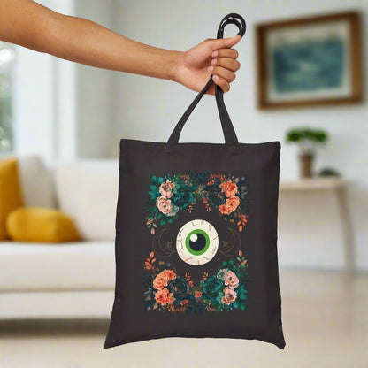 Pretty Eye Cotton Canvas Tote Bag