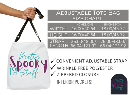 Sweet Spines Adjustable Tote Bag