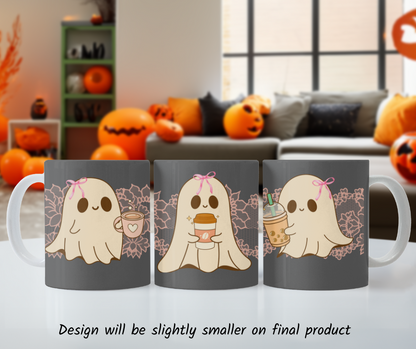 Ghostly Coffee Break Ceramic Mug