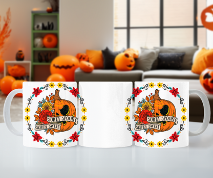 Sorta Spooky and Sweet Ceramic Mug